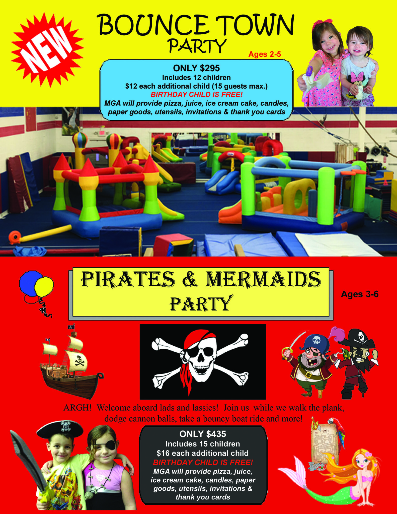 Gymnastics Birthday Party in Massapequa, NY MGA