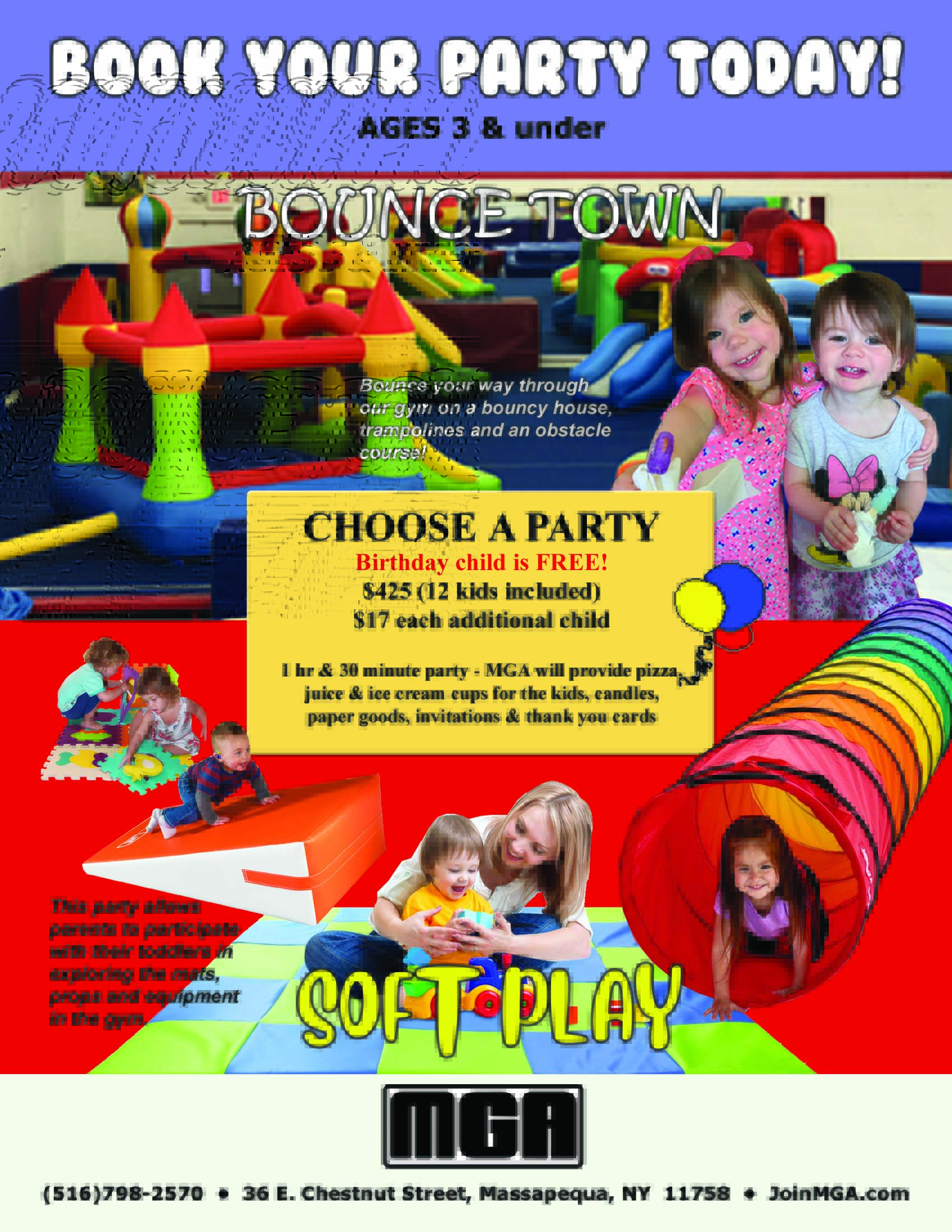 Party flyer ages 3 & under copy